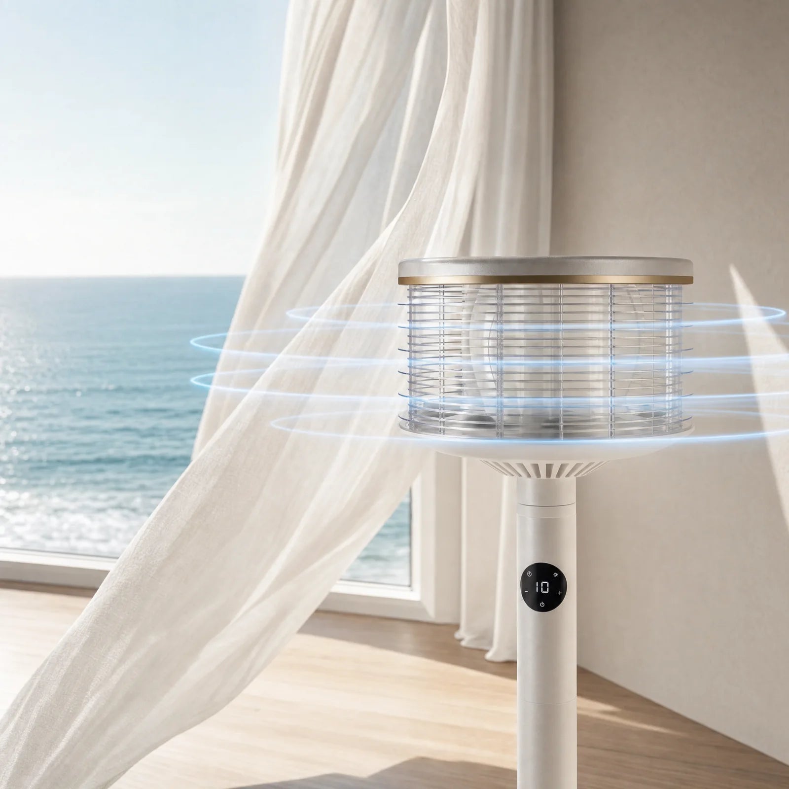 Woman resting comfortably with Spin360 beside the bed