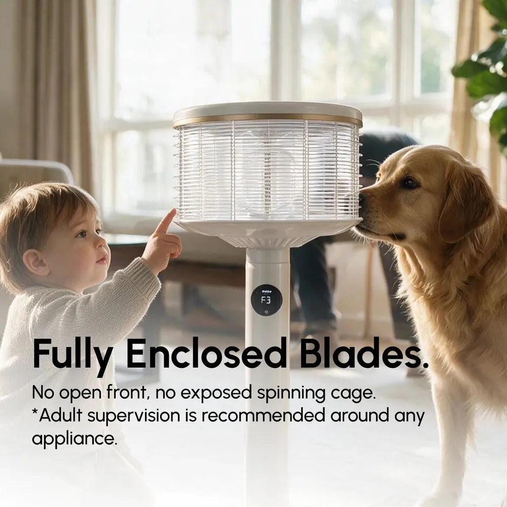 Fully enclosed blades